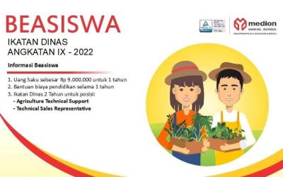 Beasiswa Medion (Ikatan Dinas Angkatan IX – 2022)