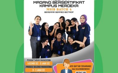Kesempatan untuk Mahasiswa Program Magang Bersertifikat Kampus Merdeka di Seameo Biotrop Bogor