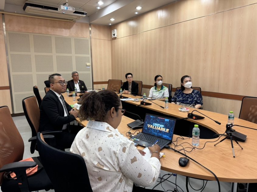 Fakultas Peternakan dan Pertanian, Universitas Diponegoro Jalin Kolaborasi Internasional dengan Faculty of Agriculture, Kasetsart University, Thailand